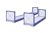 Contenedor Flat Rack